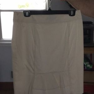 White skirt